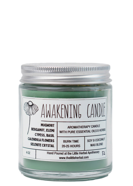 Awakening {Aromatherapy & Crystal Candle}