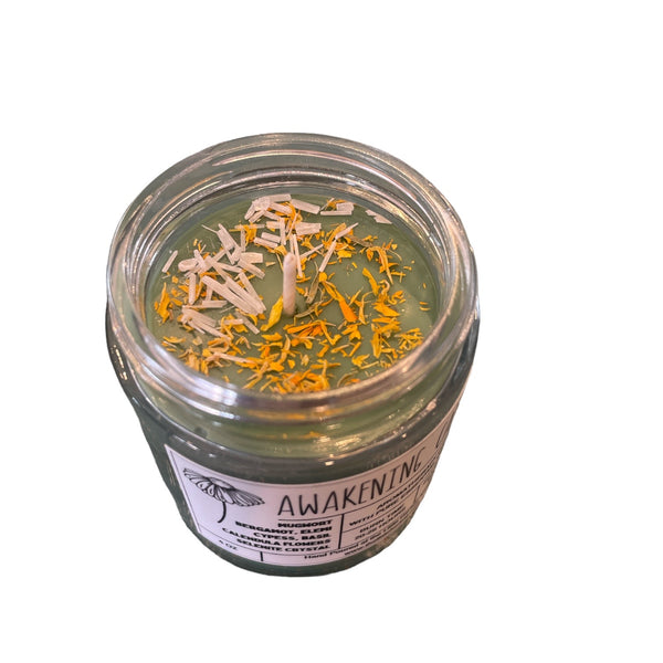 Awakening {Aromatherapy & Crystal Candle}