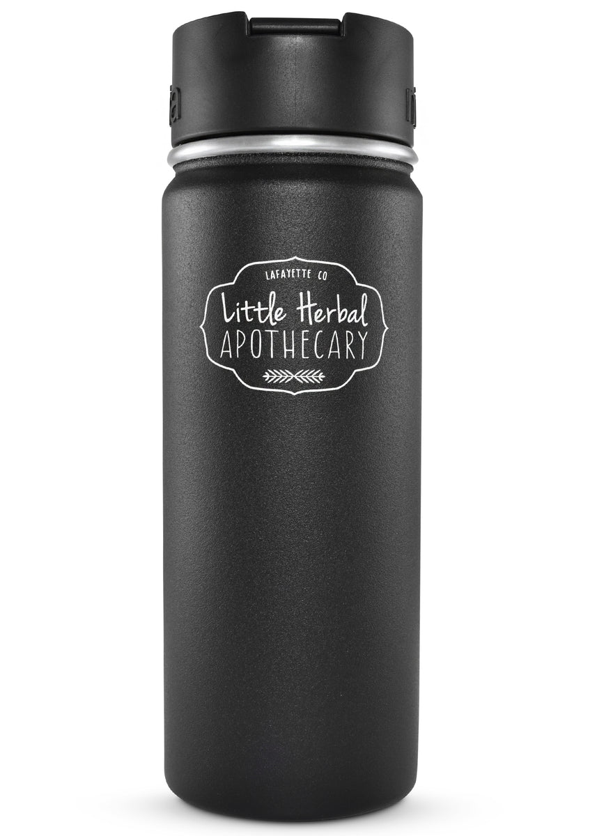 32 oz Tea Infuser Bottle, Tea Thermos, Tea Tumbler with Infuser, Insulated  Tea Travel Mug with 3 Lids, Tea Infuser Travel Mug… (32 oz, Blue Black)