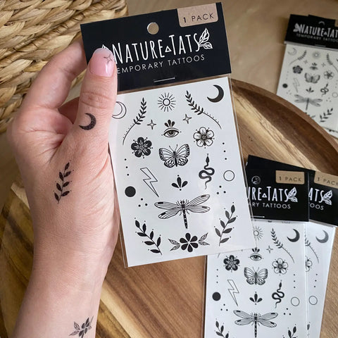 Nature Tats Temporary Tattoos