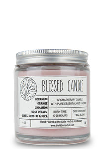 Blessed {Aromatherapy & Crystal Candle}