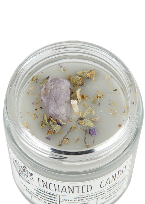 Enchanted {Aromatherapy & Crystal Candle}