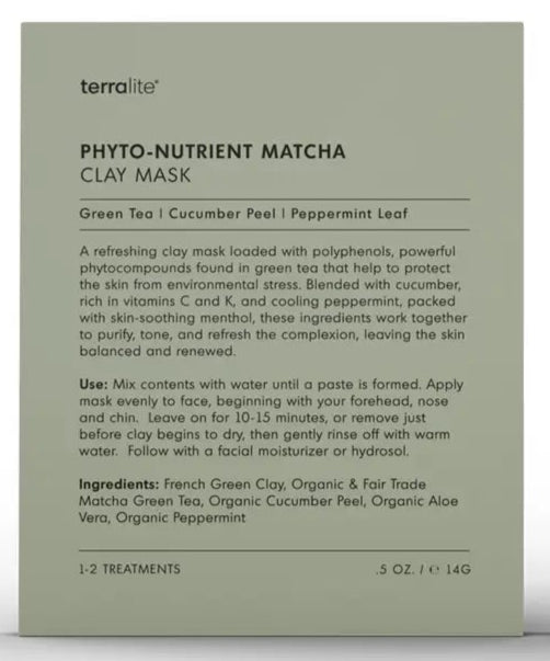 Phyto-Nutrient Matcha Clay Mask