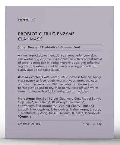 Probiotic Fruit Enzyme Clay Mask