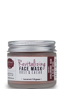 Revitalizing Face Mask + Rose & Cacao {now with Hyaluronic Acid!}
