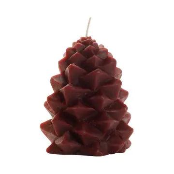 Pinecone Beeswax Candle