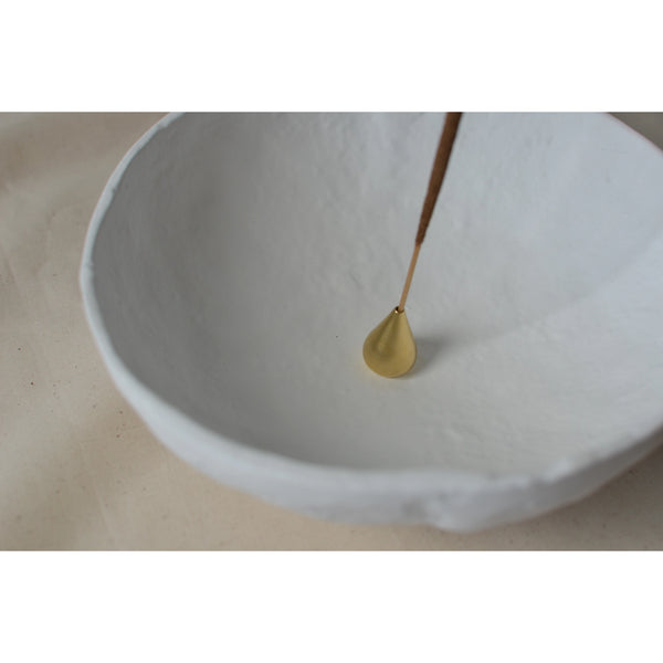 Brass Water Drop Shape Incense Holder