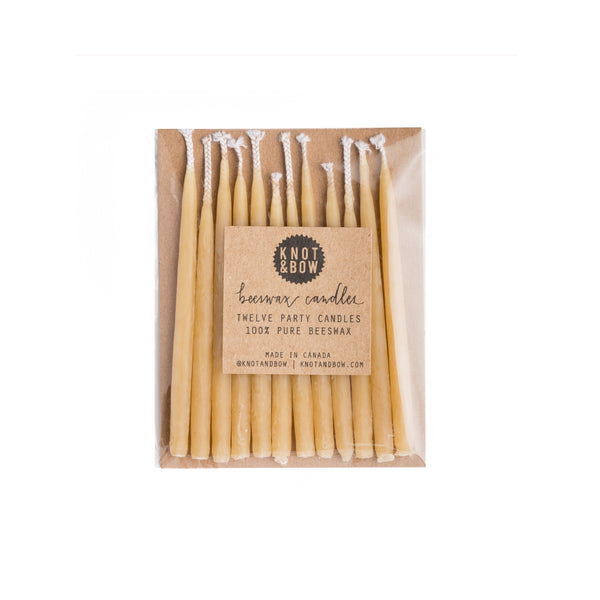 Beeswax Party Candles