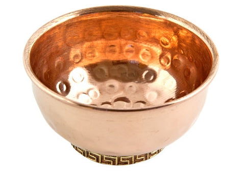 Tibetan Copper Offering Bowl