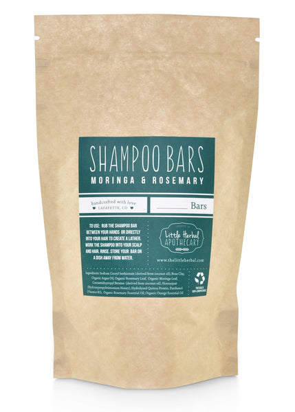 Bubbly Shampoo Bar {with Moringa & Rosemary}