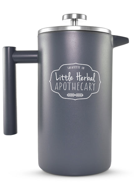 Little Herbal French Press {Stainless Steel}