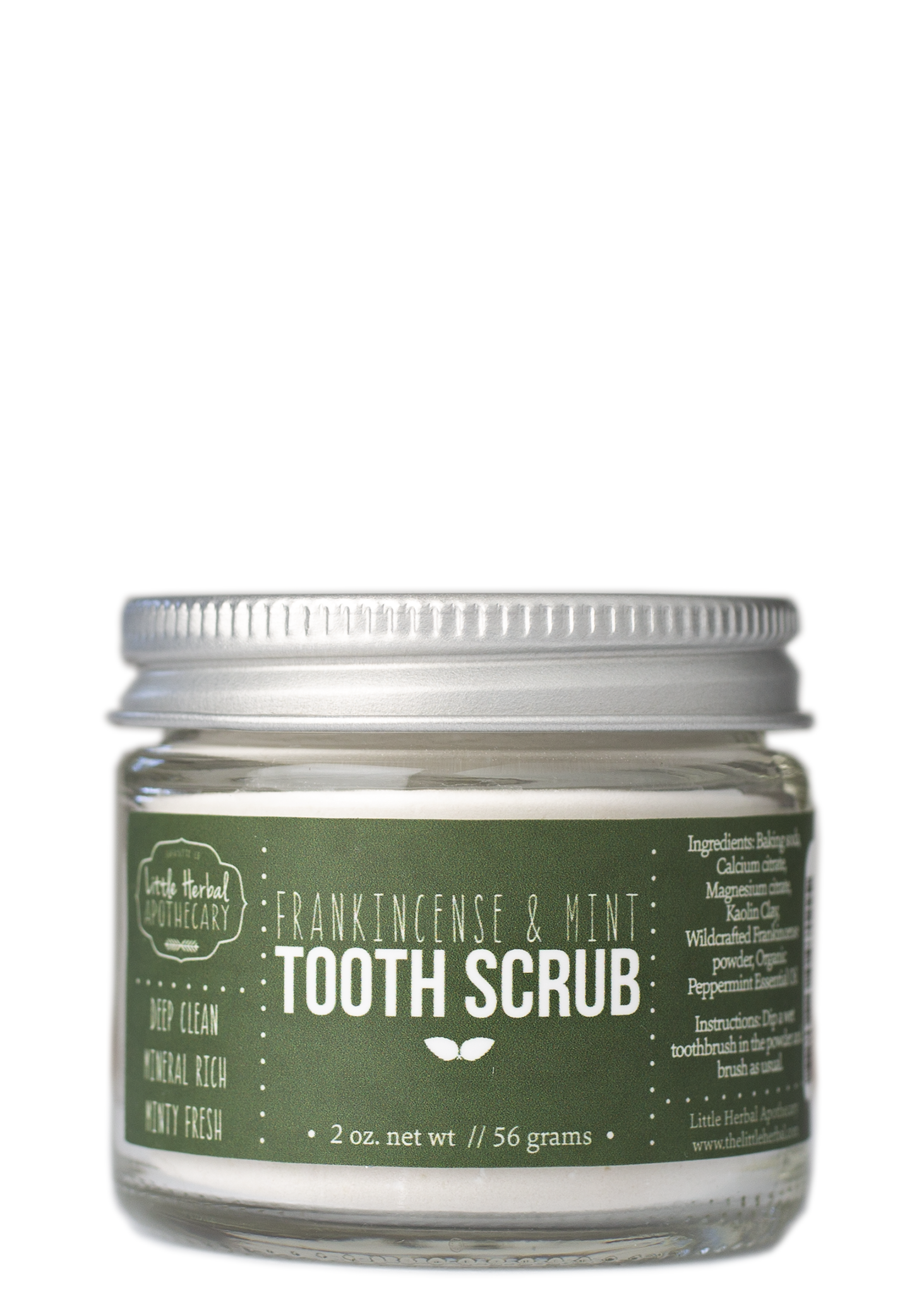 Frankincense & Mint Tooth Scrub – Little Herbal Apothecary
