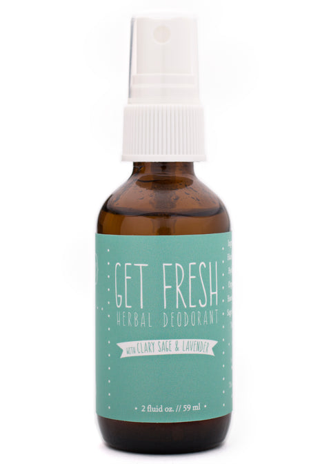 herbal organic deodorant with sage and lavendar