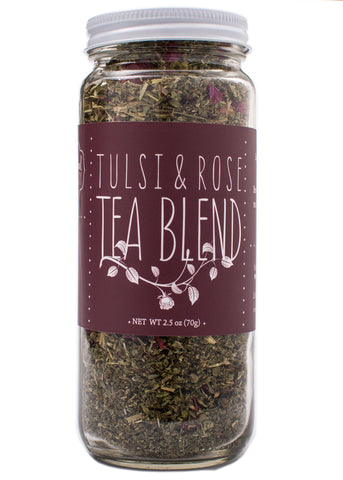 tulsi and rose tea blend